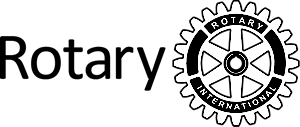 Rotary logo-grå