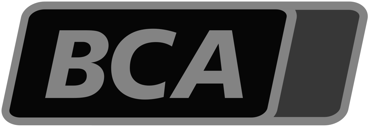 mørk BCA logo grå