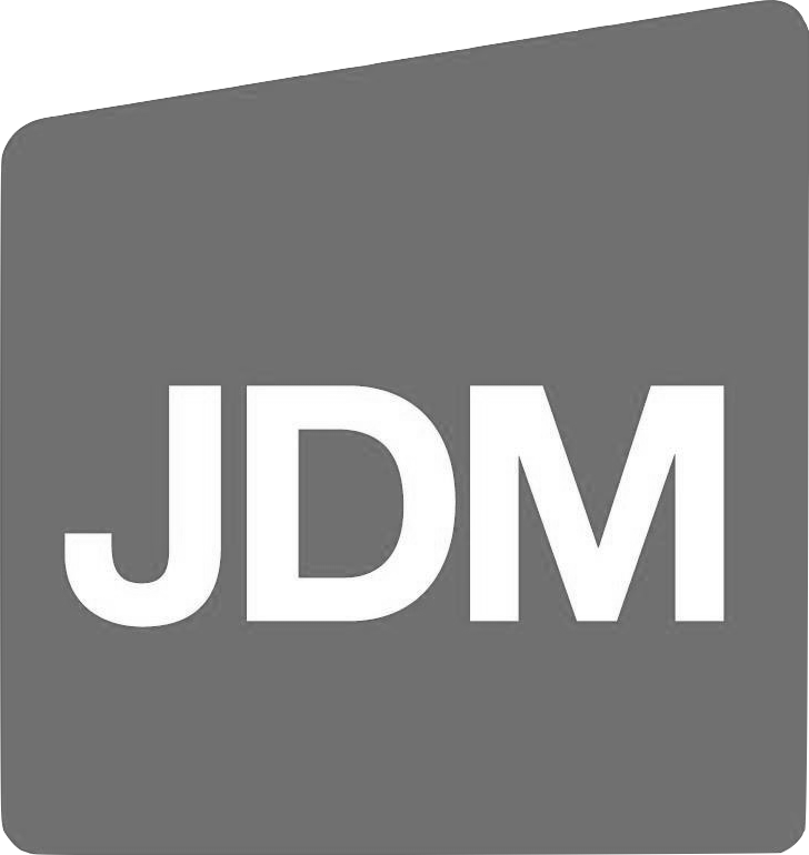 JDM logo grå